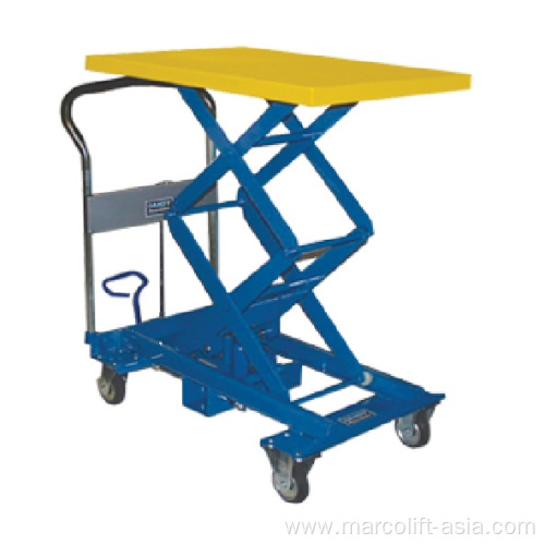 Mobile hydraulic lifting table